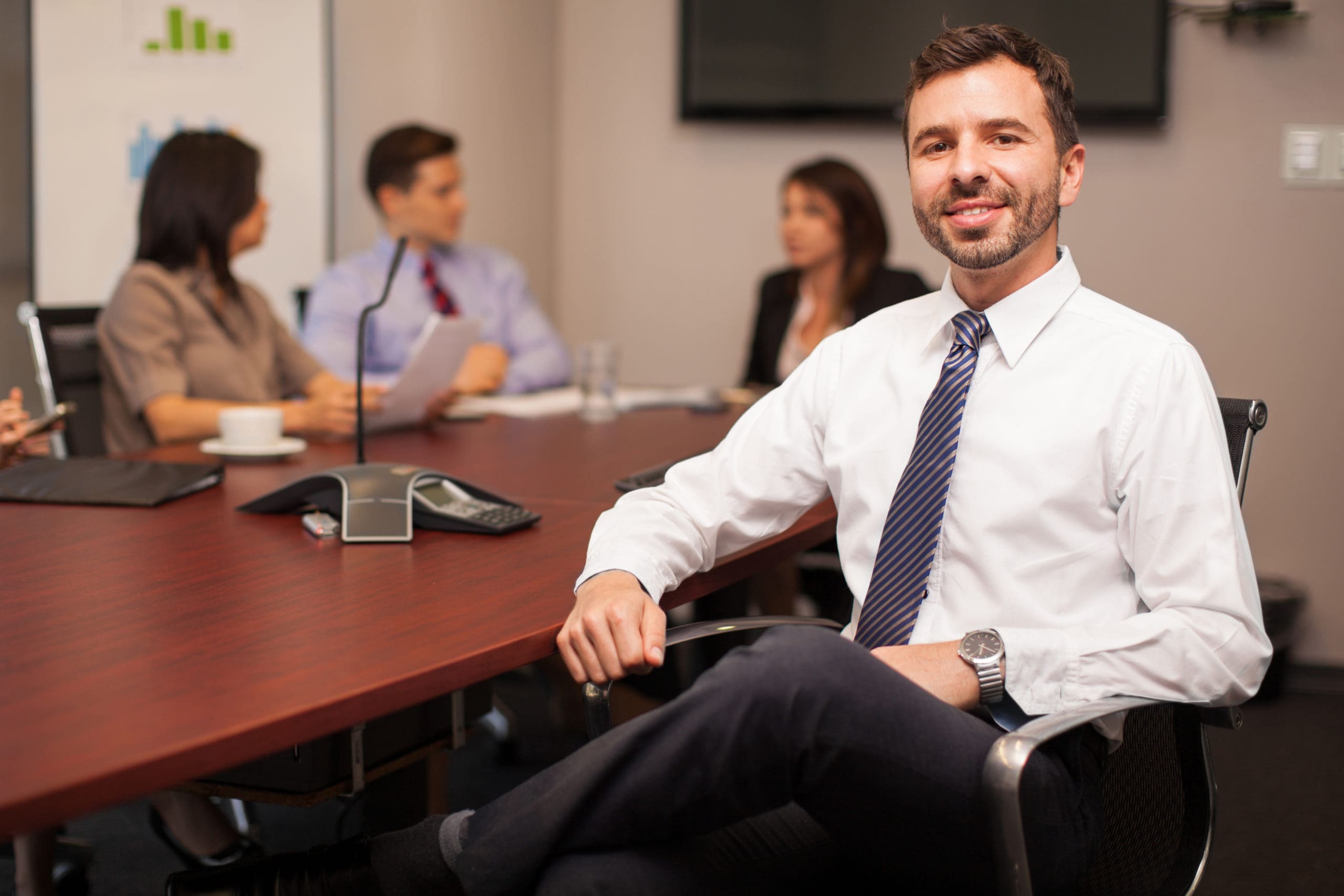 Lawyer in an office